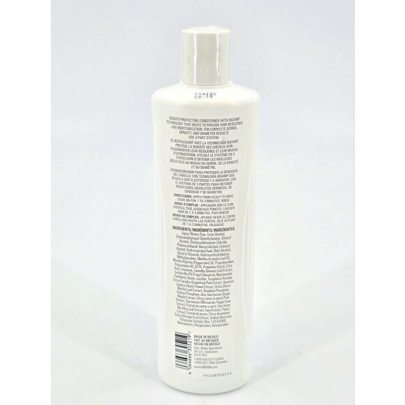 Nioxin Density System 2 Scalp Therapy Conditioner Natural Hair, 500ml Mens Hair - Picture 3 of 7